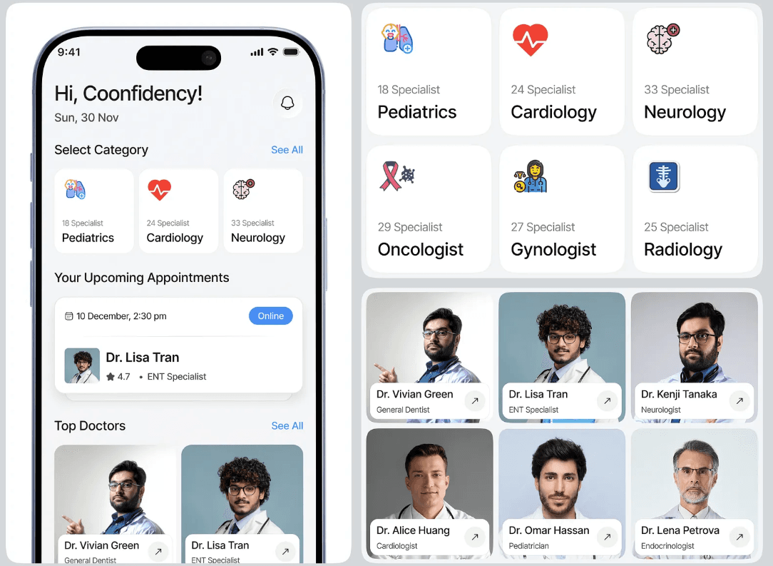 HealthTech UI/UX Overhaul